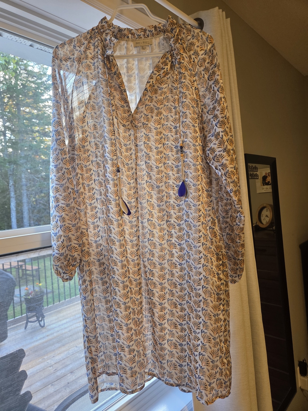 See You Soon Printed Flowy Dress